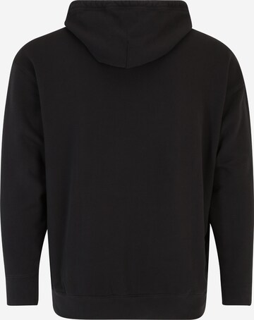 Levi's® Big & Tall Sweatshirt 'Relaxed Graphic Hoodie' in Schwarz