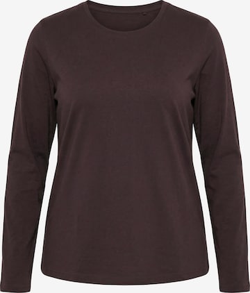 Ulla Popken Shirt in Brown: front