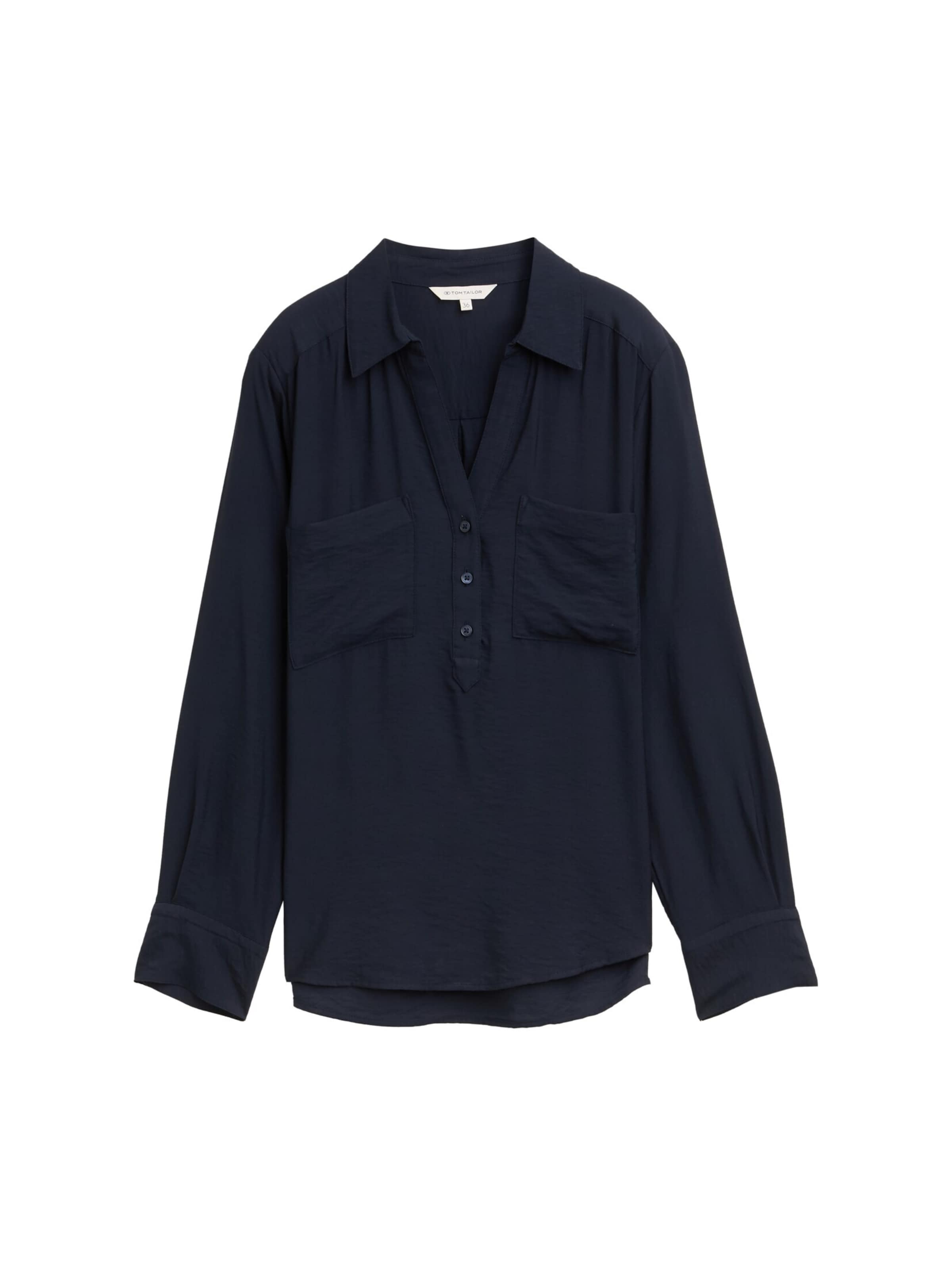 TOM TAILOR Bluse in navy, Produktansicht