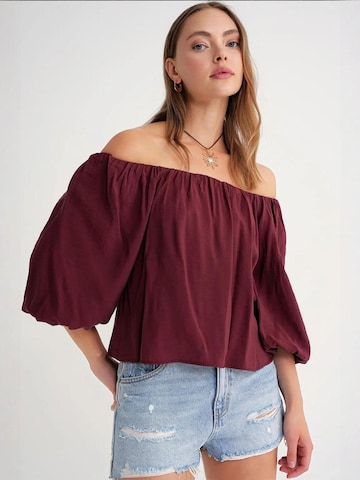 MixRay Blouse 'Blusen' in Red: front