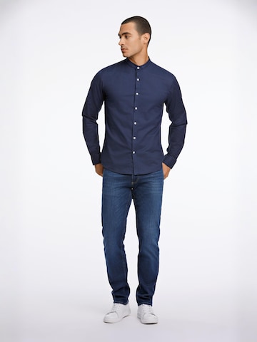 Lindbergh - Ajuste estrecho Camisa en azul