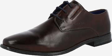 bugatti - Zapatos con cordón 'Armo' en marrón: frente