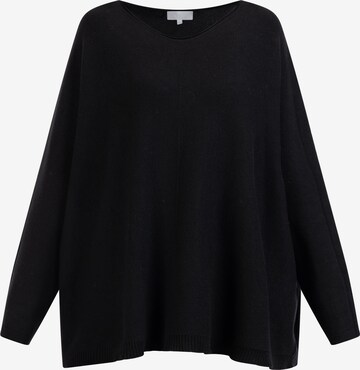 Pull-over 'Pryam' RISA en noir : devant