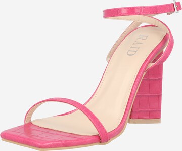 Raid Strap sandal in Pink: front