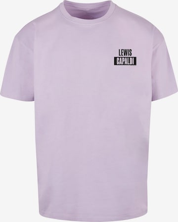T-Shirt 'Lewis Capaldi' Merchcode en violet : devant