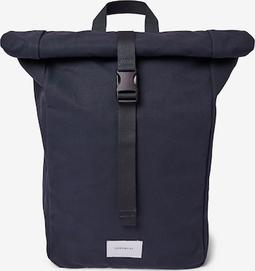 SANDQVIST Backpack 'Kaj' in Blue: front