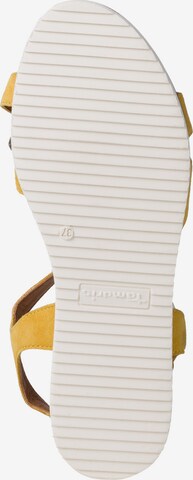 TAMARIS Sandal i gul