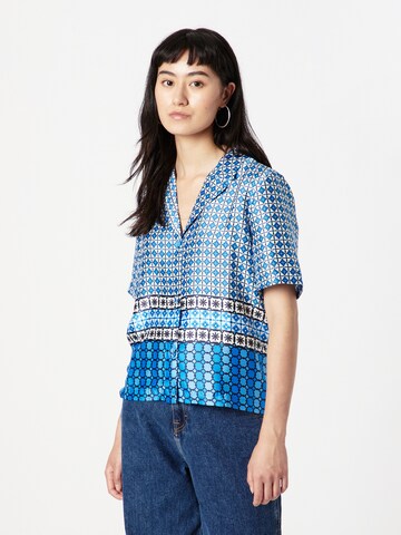 River Island Blouse in Blauw: voorkant