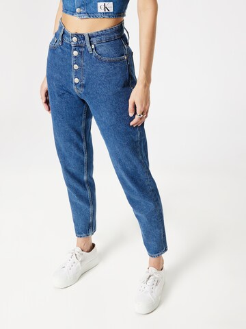 Calvin Klein Jeans Tapered Jeans i blå: forside