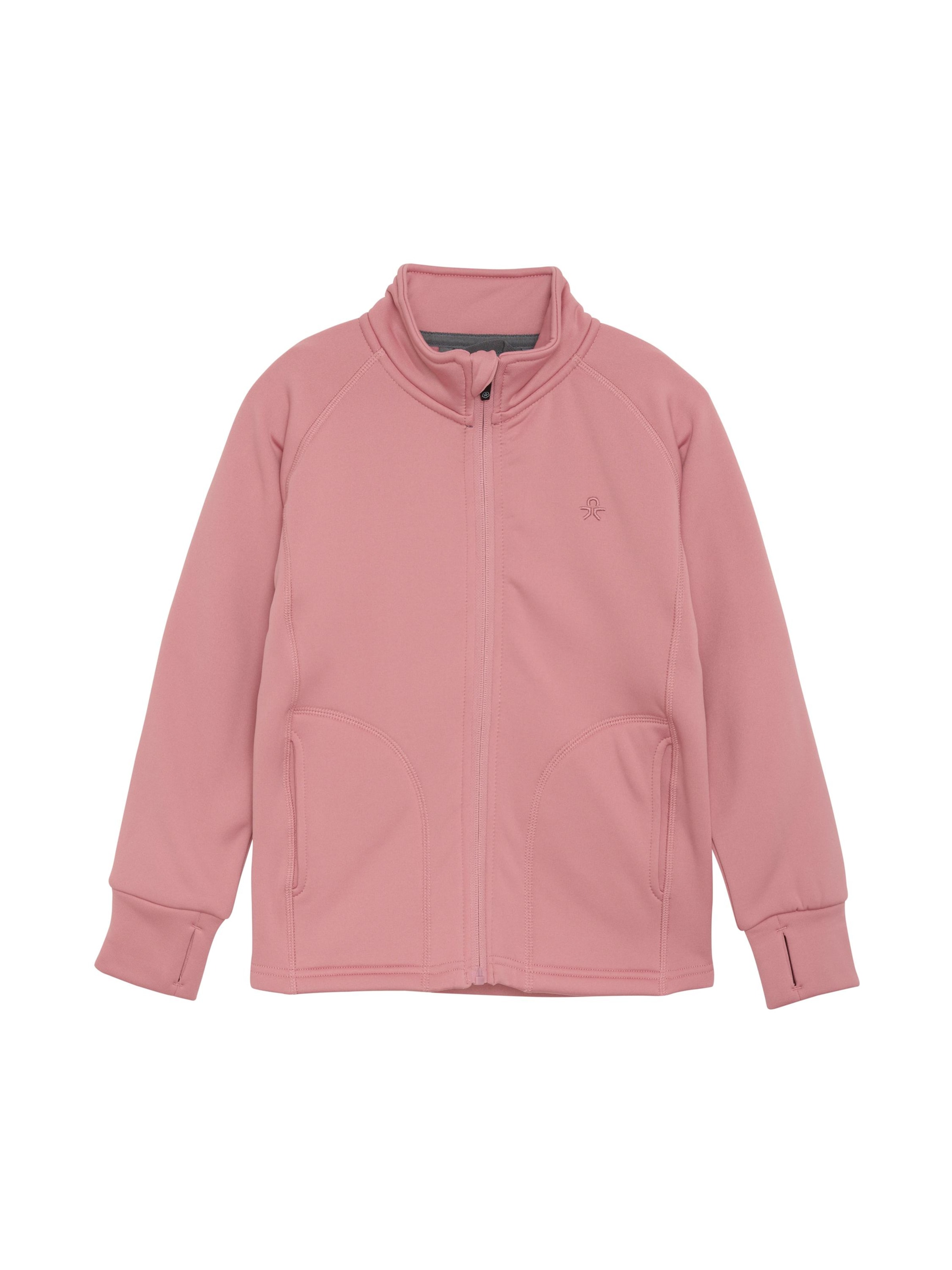 COLOR KIDS Between-season jacket ' COFleece ' in Pink: front