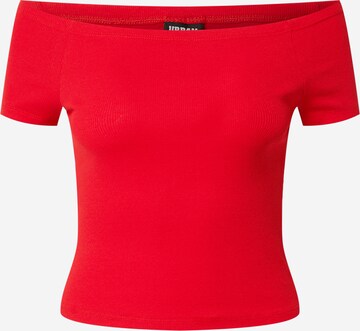 Urban Classics Shirt in Rood: voorkant