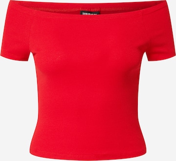 Urban Classics Shirt in Rood: voorkant