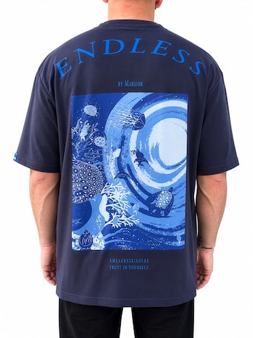 MARSIORSTUDIO. Shirt 'ENDLESS' in Blue