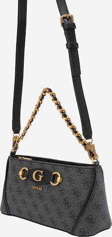 GUESS - Malas de tiracolo 'IZZY' em cinzento: frente