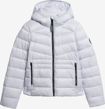 Superdry Winterjas 'Fuji' in Lila: voorkant