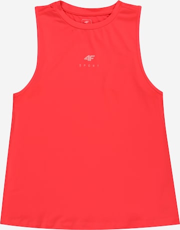 4F Functioneel shirt in Rood: voorkant