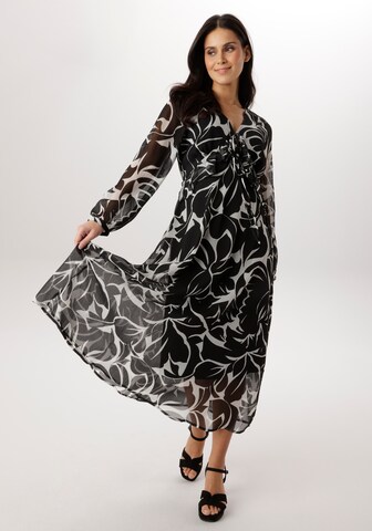 Aniston SELECTED Kleid in Schwarz: Vorderseite