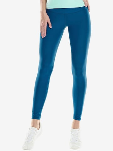 Winshape Skinny Sportovní kalhoty 'HWL117C' – modrá: přední strana