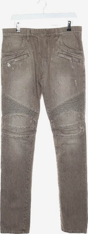 Balmain Jeans in 32 in Brown: front