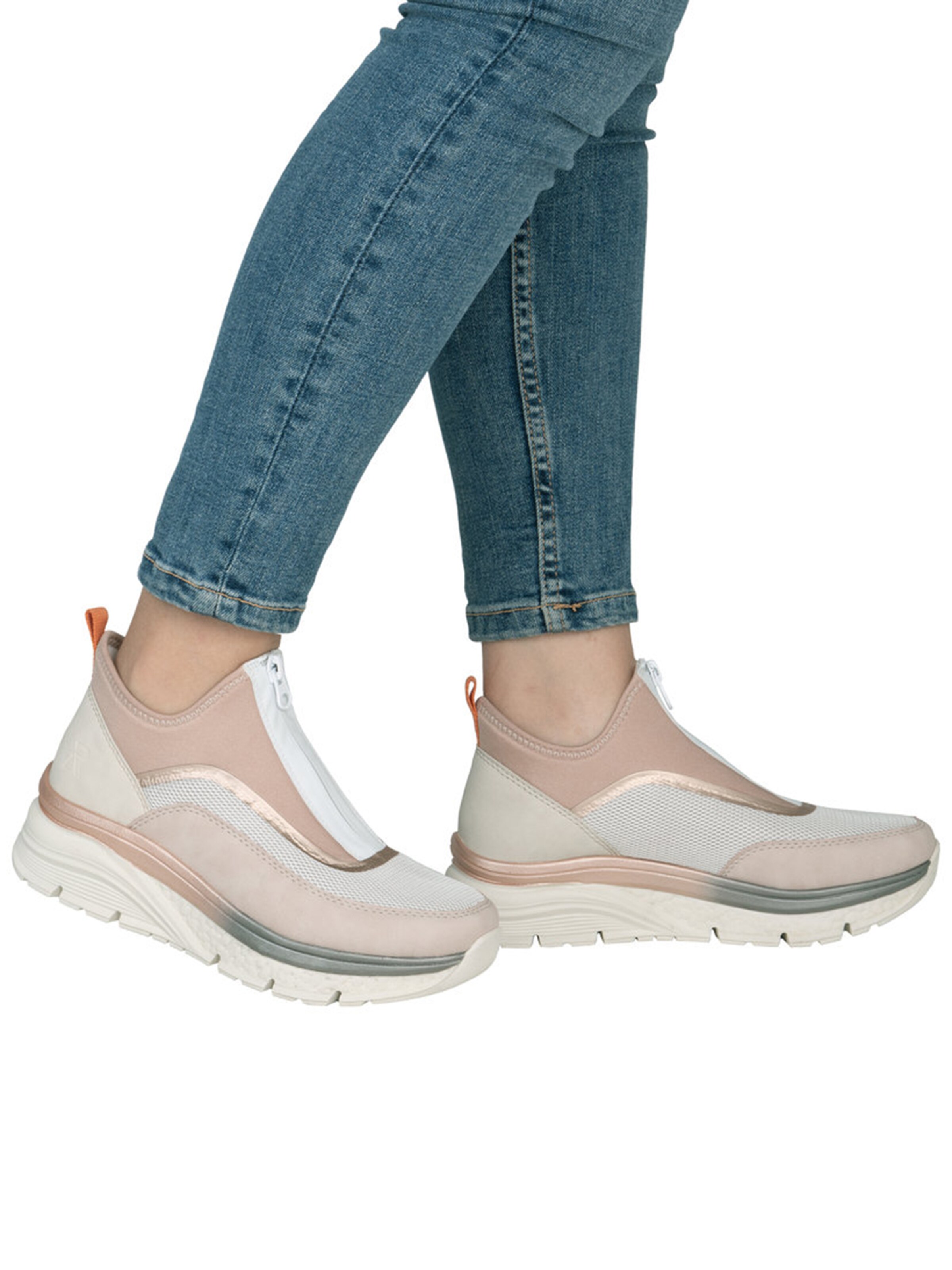 Rieker Σνίκερ ψηλό σε ροζ