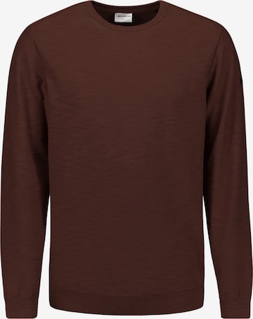 No Excess Sweater in Brown: front