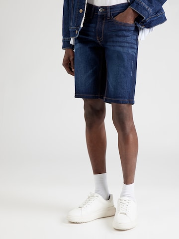 INDICODE Normální Džíny 'Kaden' – modrá: přední strana