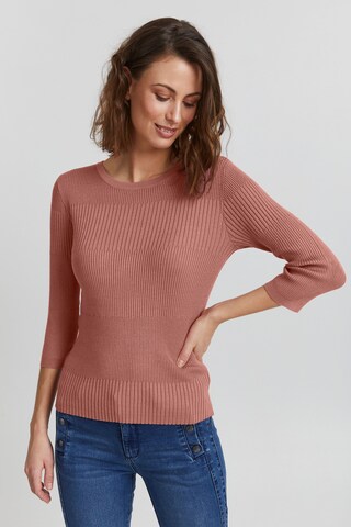 Fransa Sweater in Pink: front