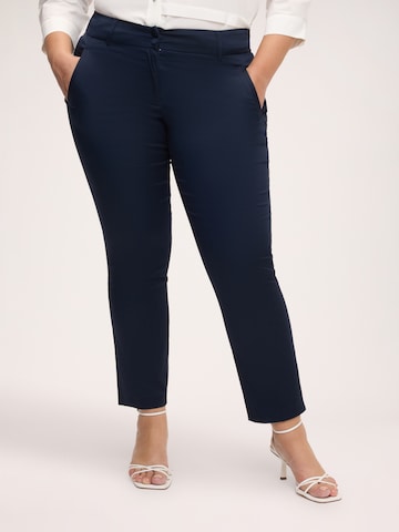 Fiorella Rubino - Slimfit Pantalón en azul