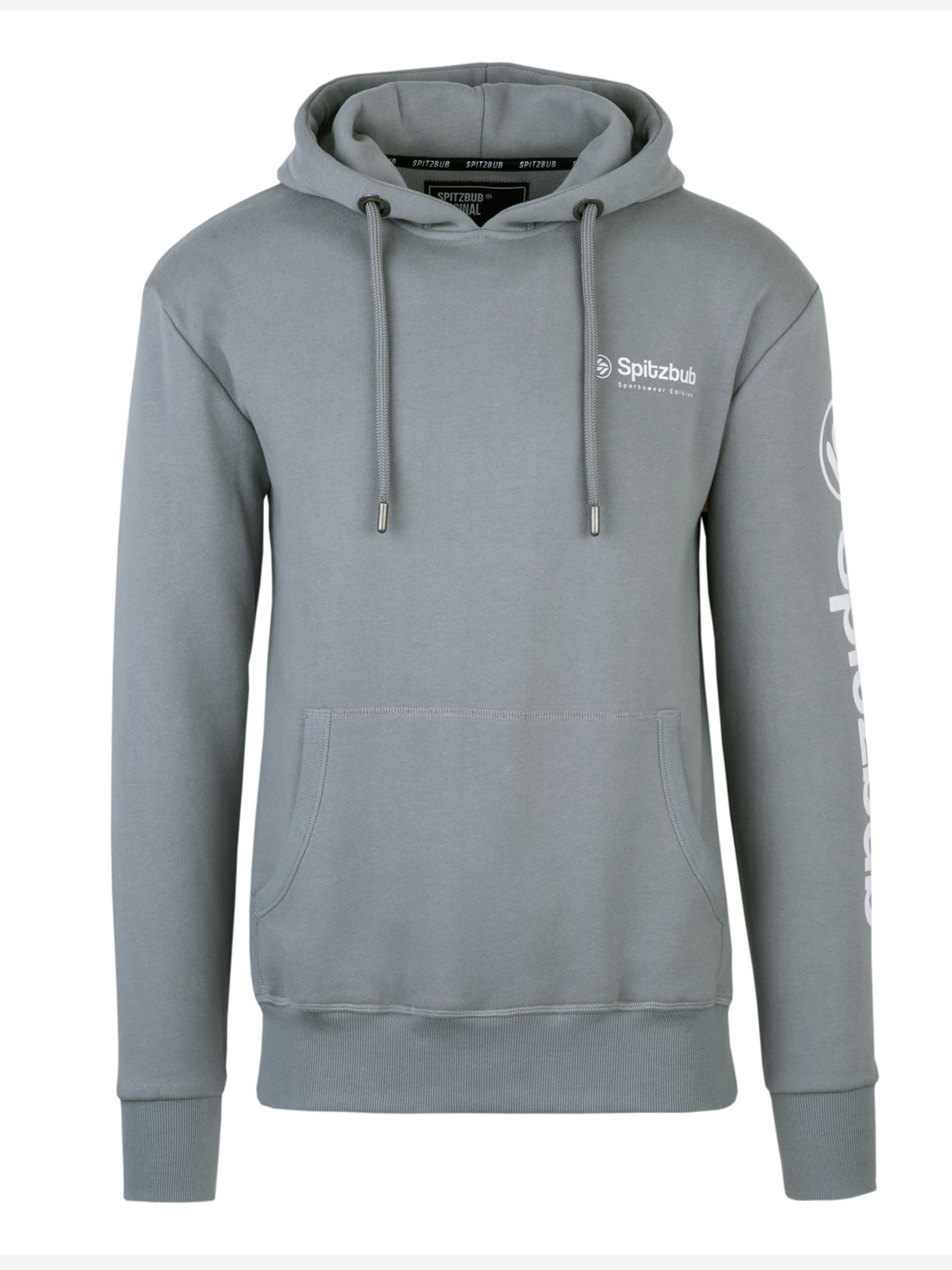 Sweat-shirt SPITZBUB en gris : devant