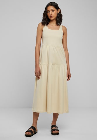 Urban Classics Summer Dress in Beige: front