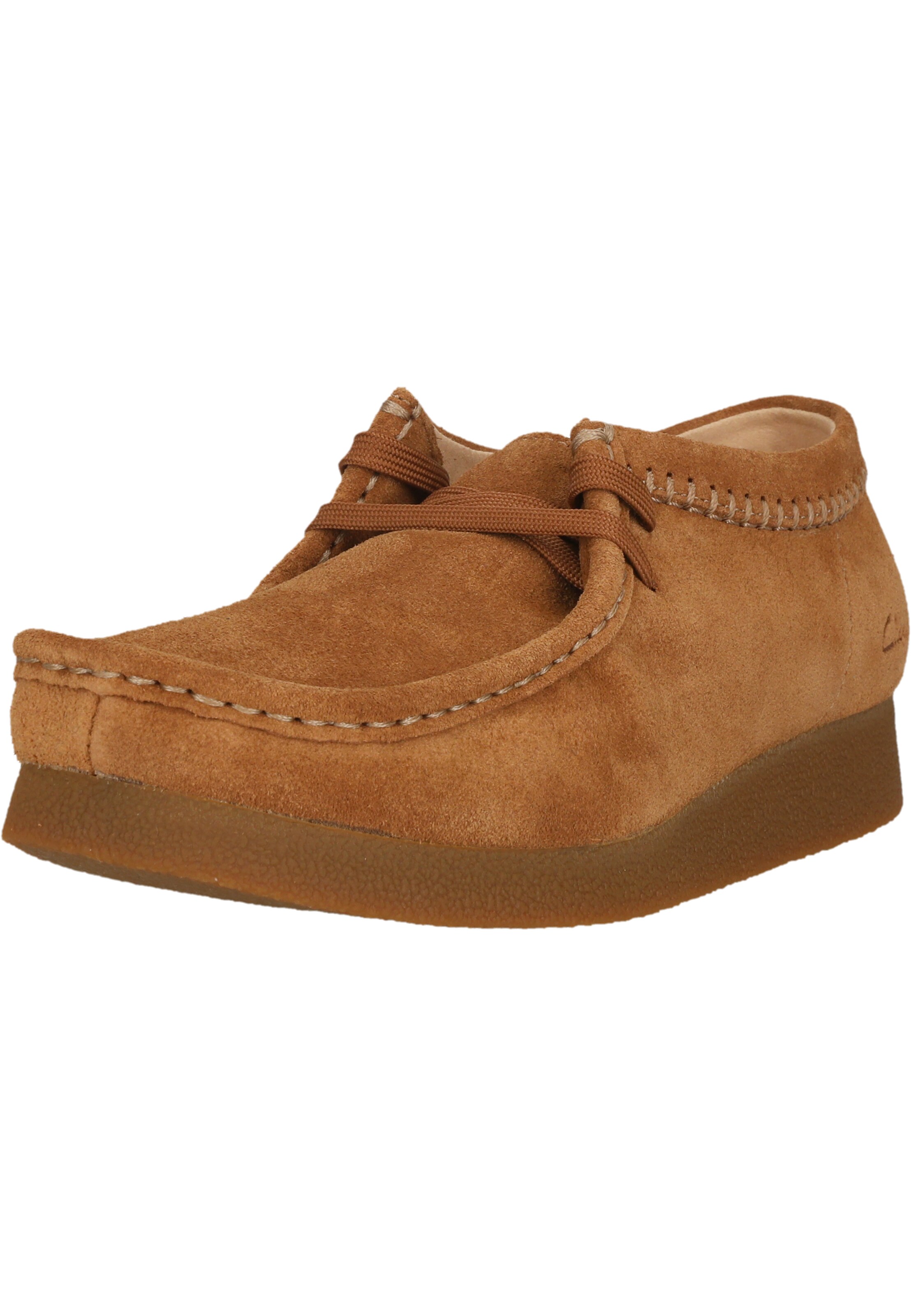 CLARKS Moccasin 'WallabeeEVOSh' in Brown: front