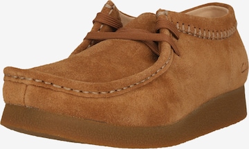 CLARKS Mokassin 'WallabeeEVOSh' in Braun: Vorderseite