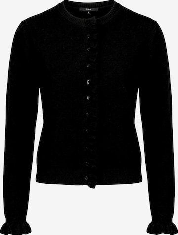 Cardigan zero en noir : devant