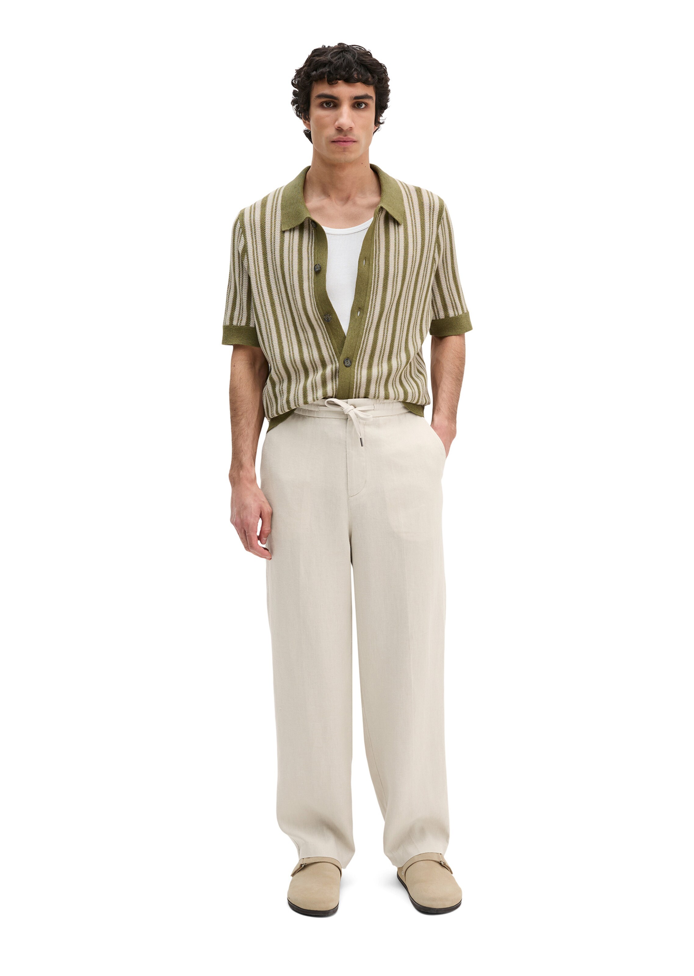 Marc O'Polo Regular fit Button Up Shirt in Green
