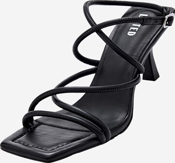 EDITED Sandalen 'Kareene' in Schwarz: predná strana