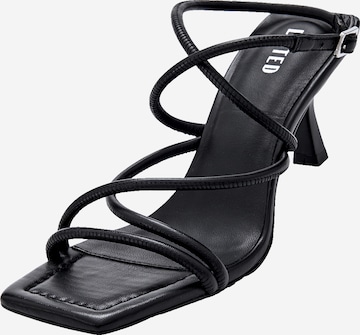 EDITED Sandalen 'Kareene' in Schwarz: predná strana