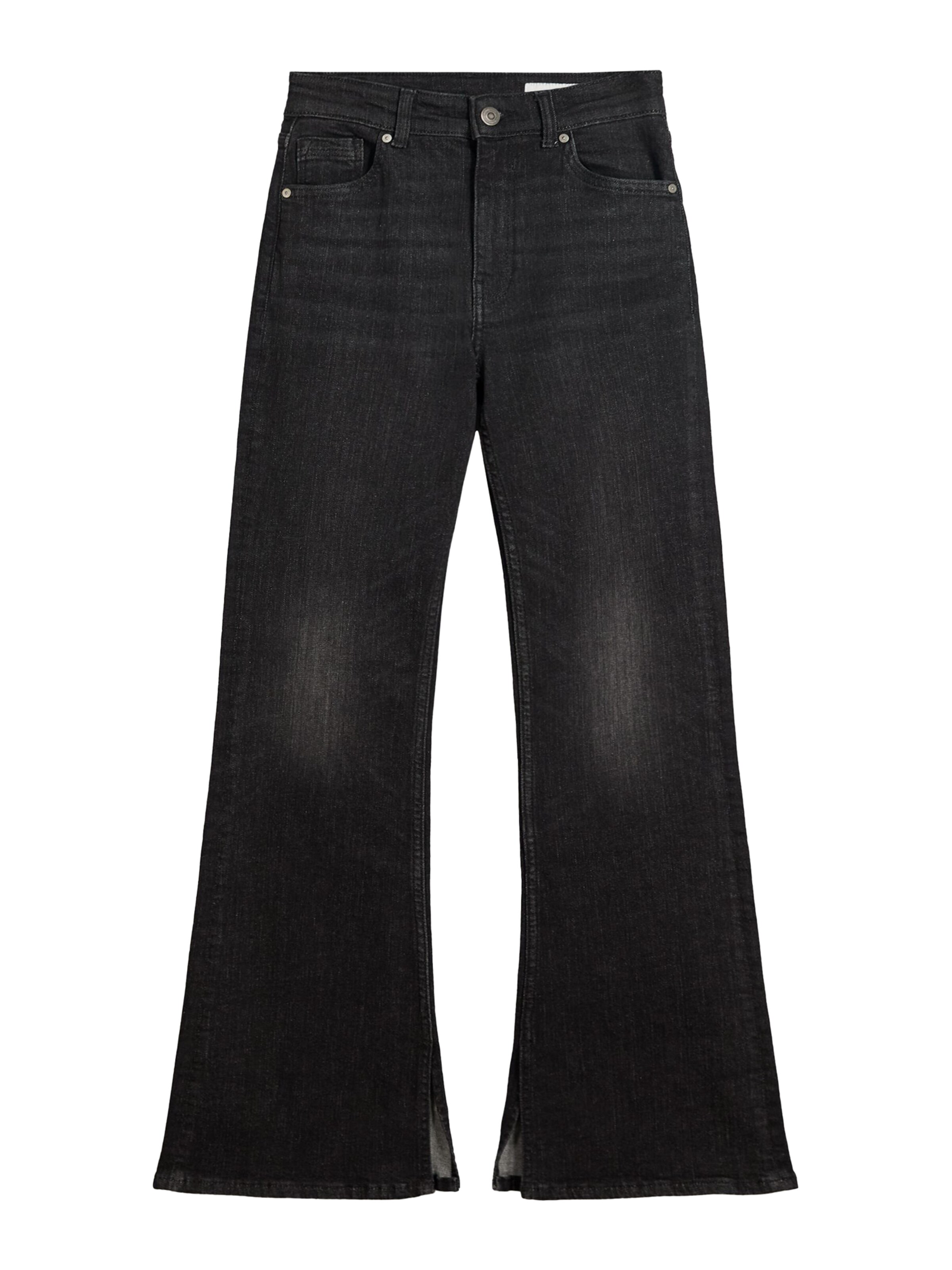 Evazați Jeans de la Bershka pe negru: față