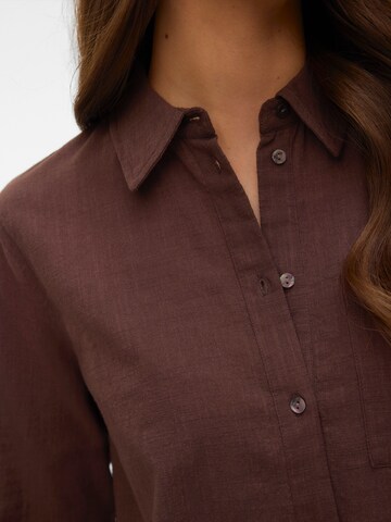 VERO MODA Μπλούζα 'VMCAIA' σε καφέ