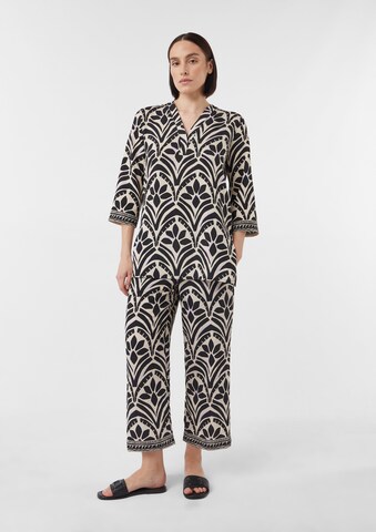 Chemisier comma casual identity en noir