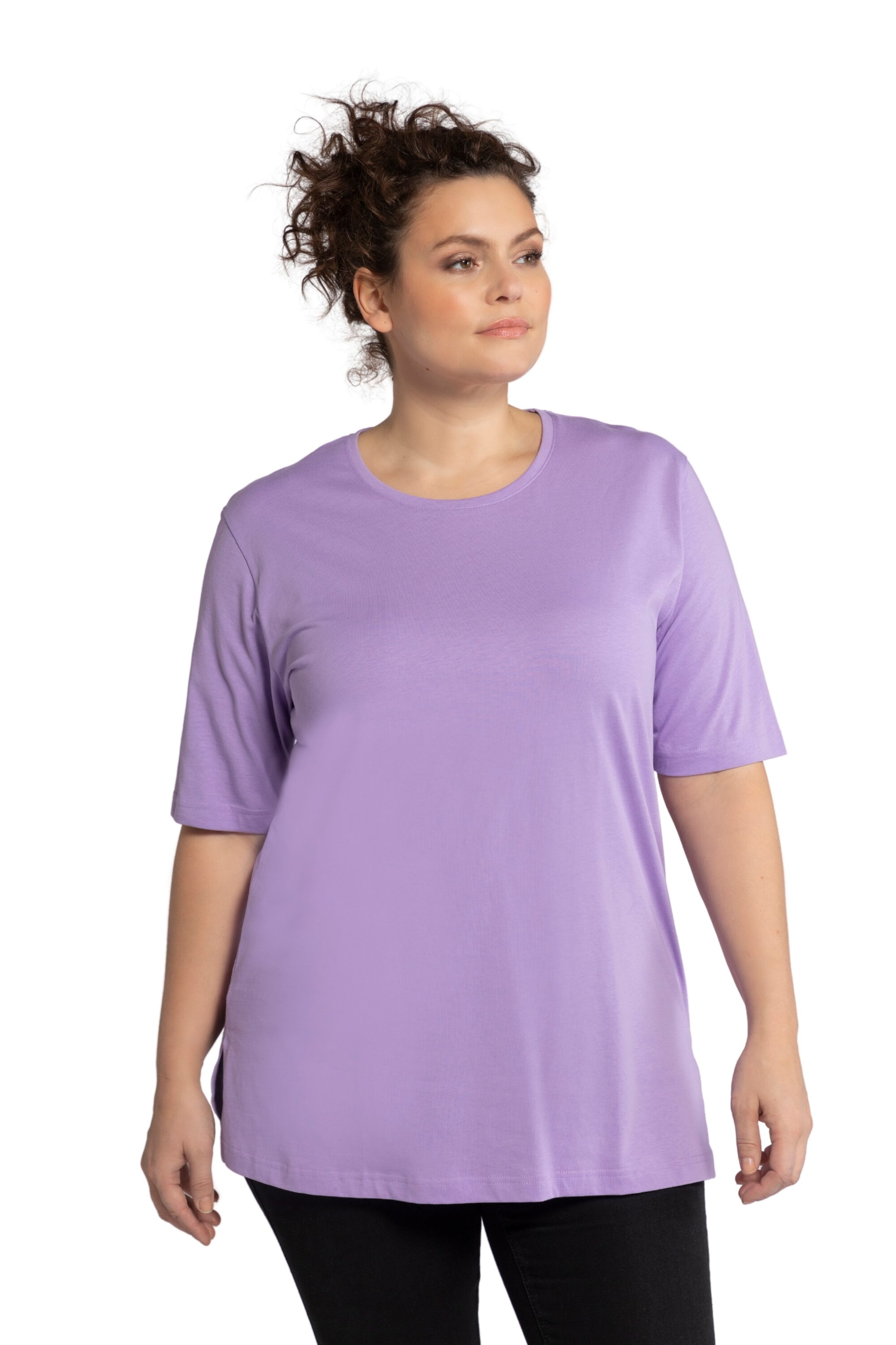 Ulla Popken Shirt in Purple: front