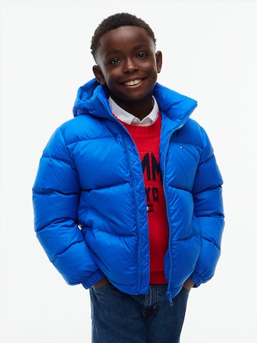TOMMY HILFIGER Winterjas 'Essential' in Blauw: voorkant