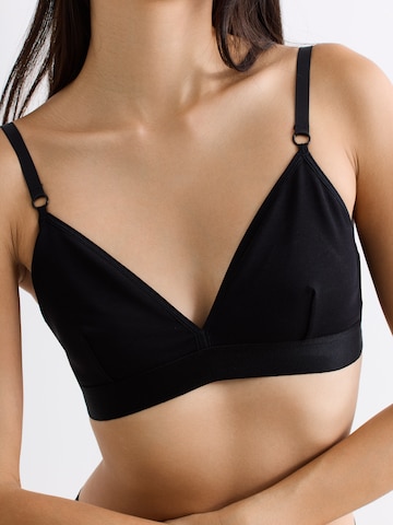 Erlich Textil Bustier BH in Schwarz