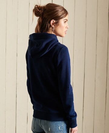 Superdry Sweatjacke in Blau