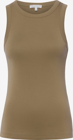 Marie Lund Tanktop in Grün: Vorderseite