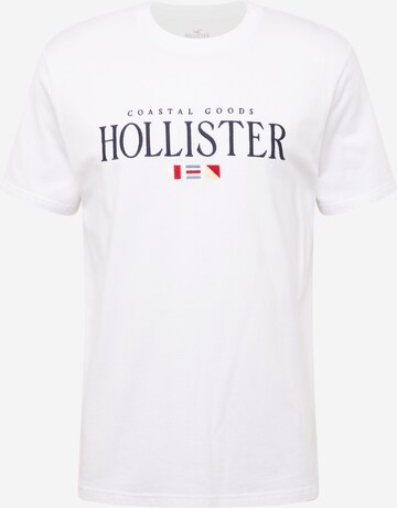 HOLLISTER T-Shirt 'COASTAL' in Weiß: predná strana