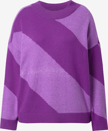 Studio Untold Sweater in Purple: front