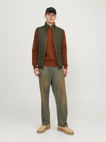JACK & JONES Vest i grøn
