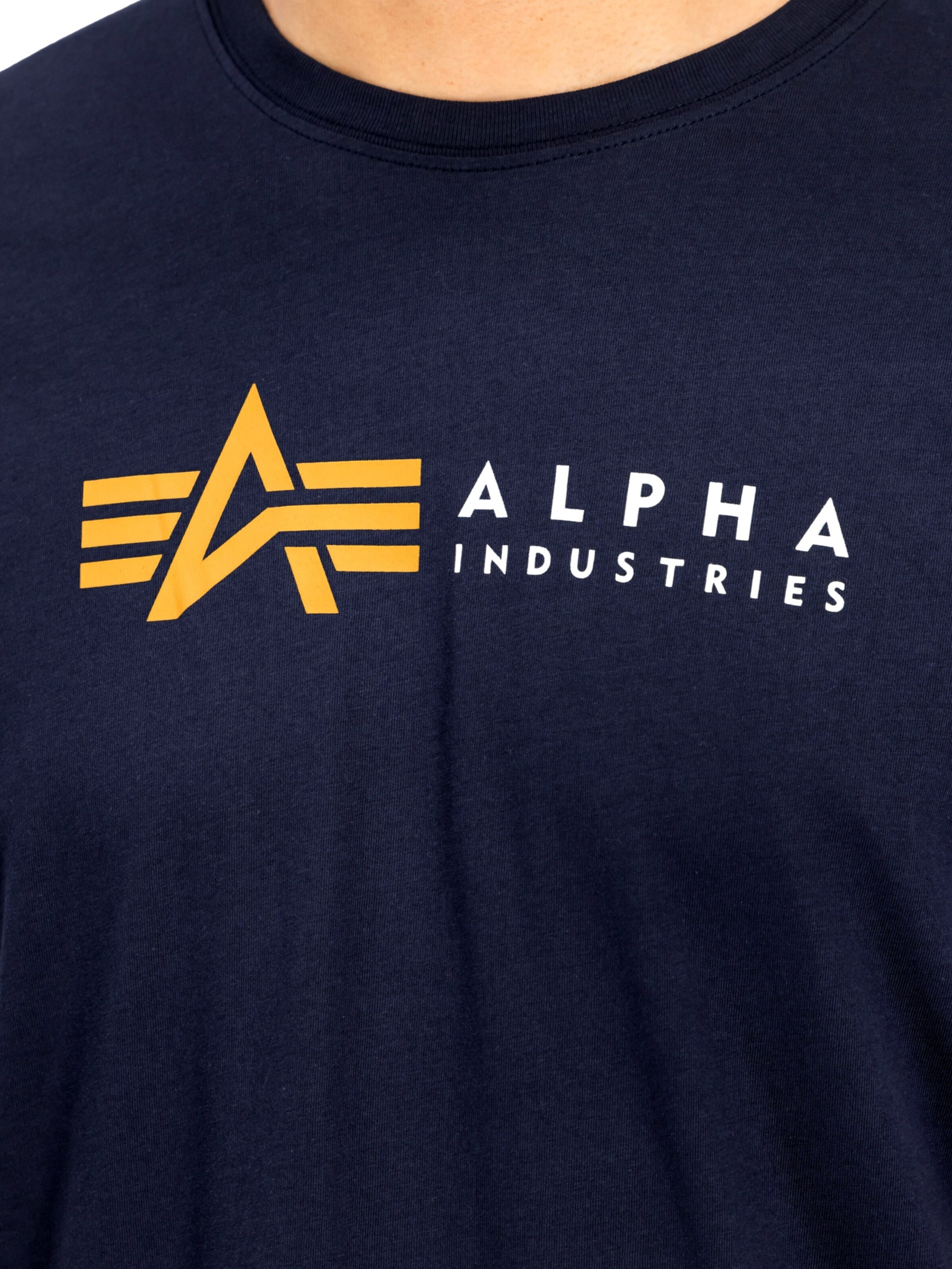T-Shirt ALPHA INDUSTRIES en bleu