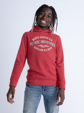 Sweat 'Schaumburg' Petrol Industries en rouge : devant