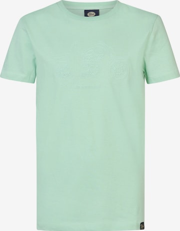 Petrol Industries Shirt 'Palma' in Groen: voorkant